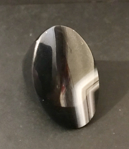 Onyx-Ring  ( Streifen-Achat)